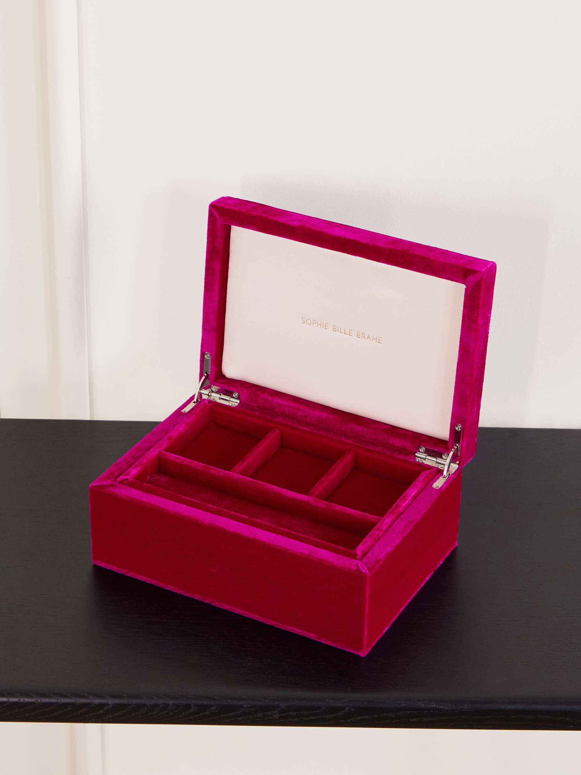 SOPHIE BILLE BRAHE Trésor velvet jewelry box | NET-A-PORTER
