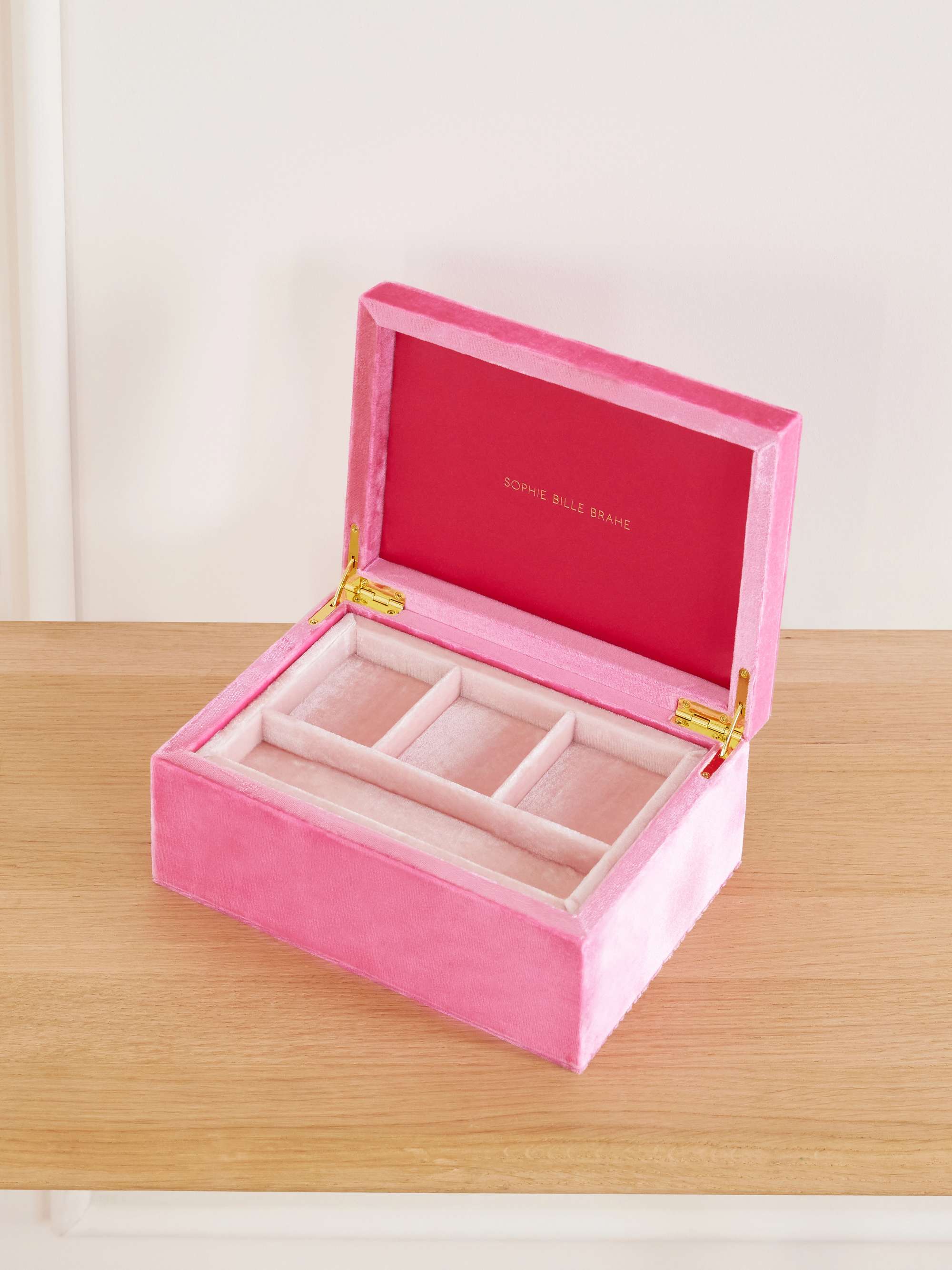 SOPHIE BILLE BRAHE Trésor velvet jewelry box | NET-A-PORTER