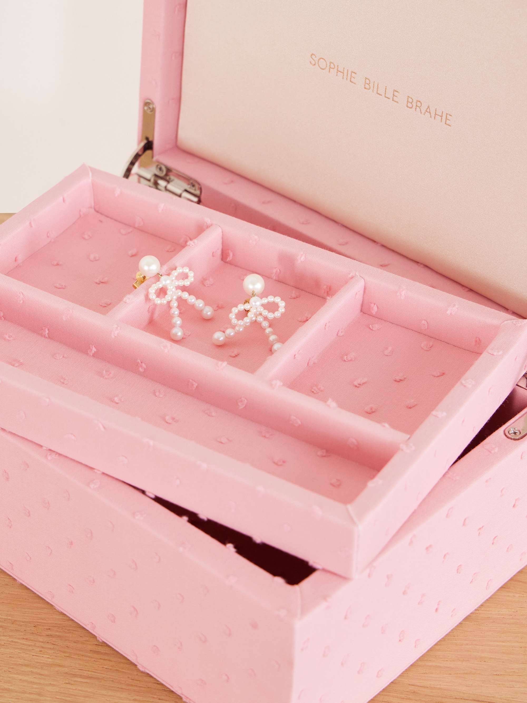 SOPHIE BILLE BRAHE Trésor organic cotton jewelry box | NET-A-PORTER