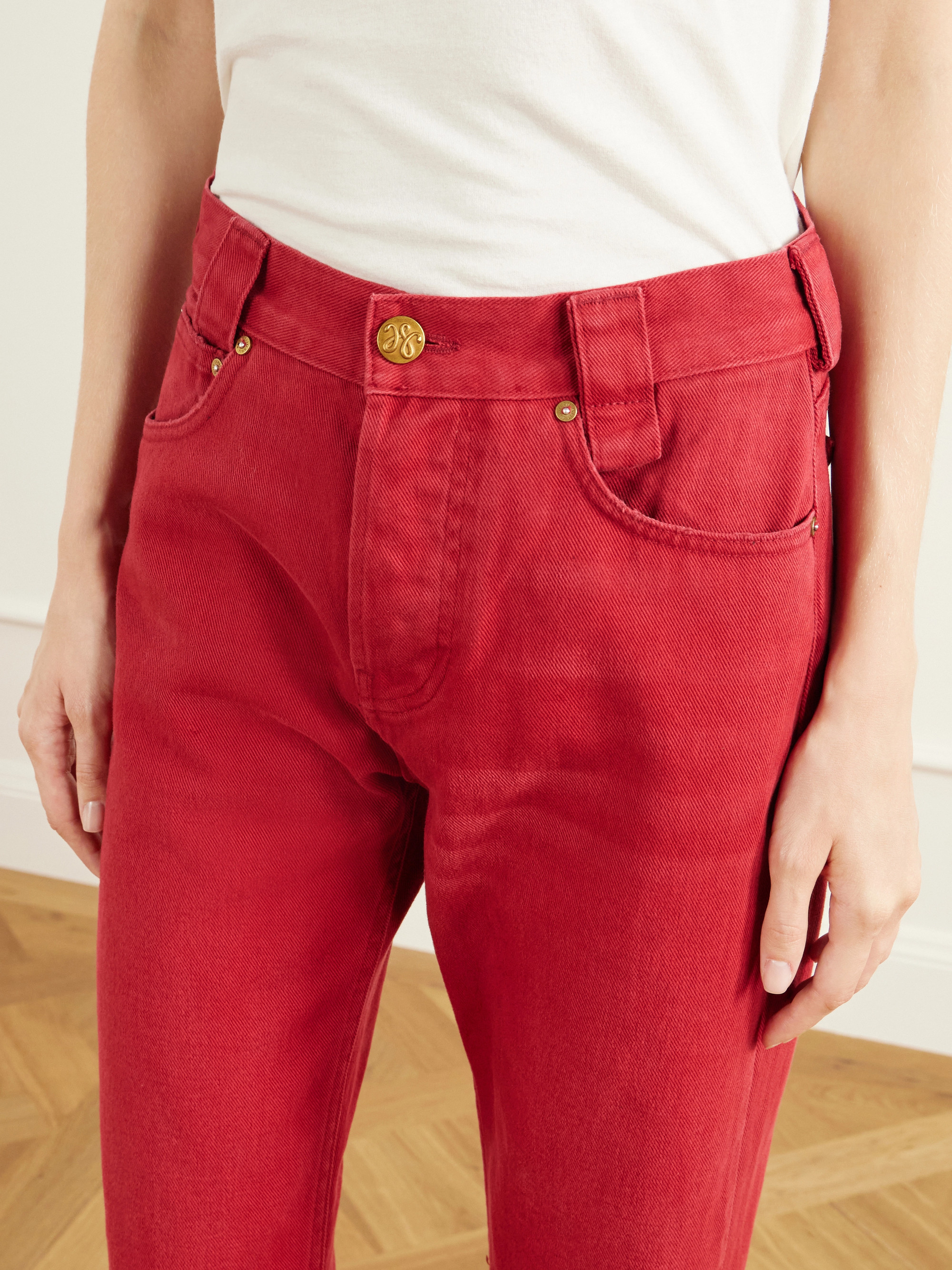 Willy Chavarria Chente mid-rise straight-leg jeans