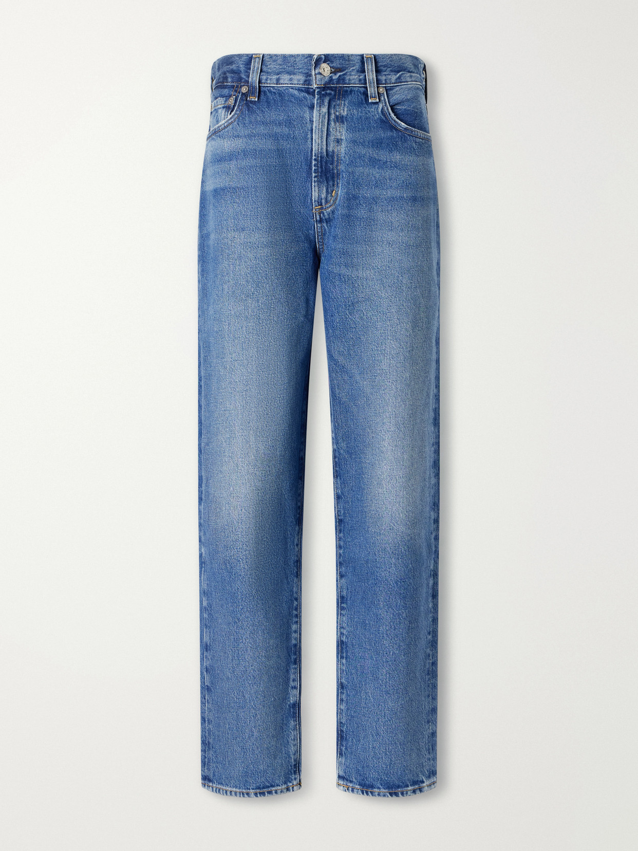 Citizen Of Humanity The Taper Jean Mid-rise Straight-leg Jeans In Blue