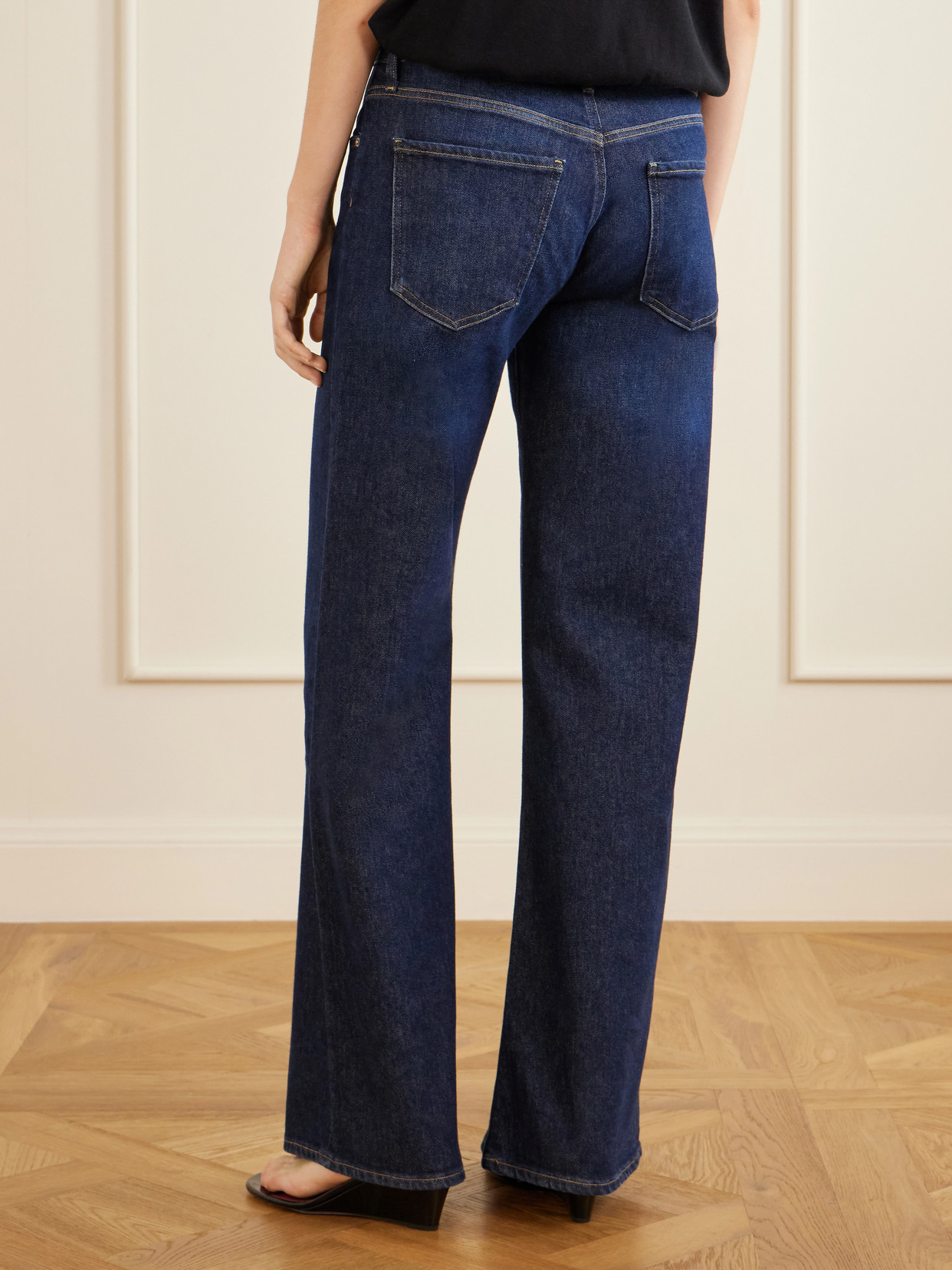 Nora Mid-Rise Wide- Leg