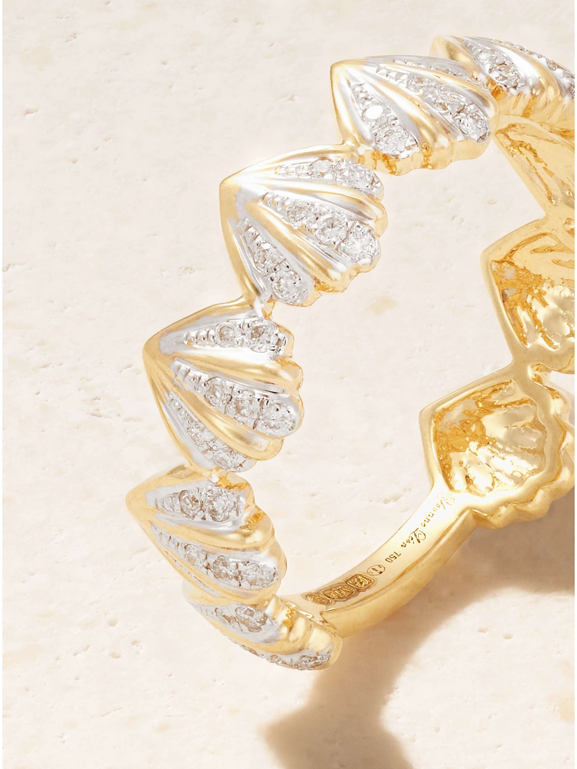 YVONNE LÉON 18-karat gold diamond ring