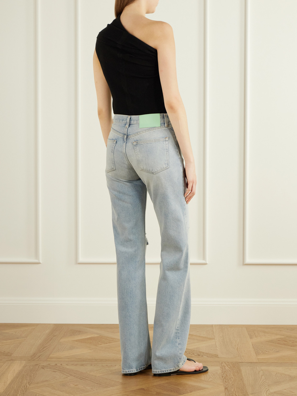 Star High-Rise Flared Jeans