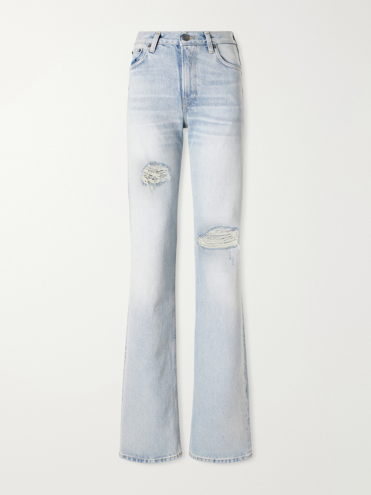 Haikure Star High-rise Flared Jeans In Blue