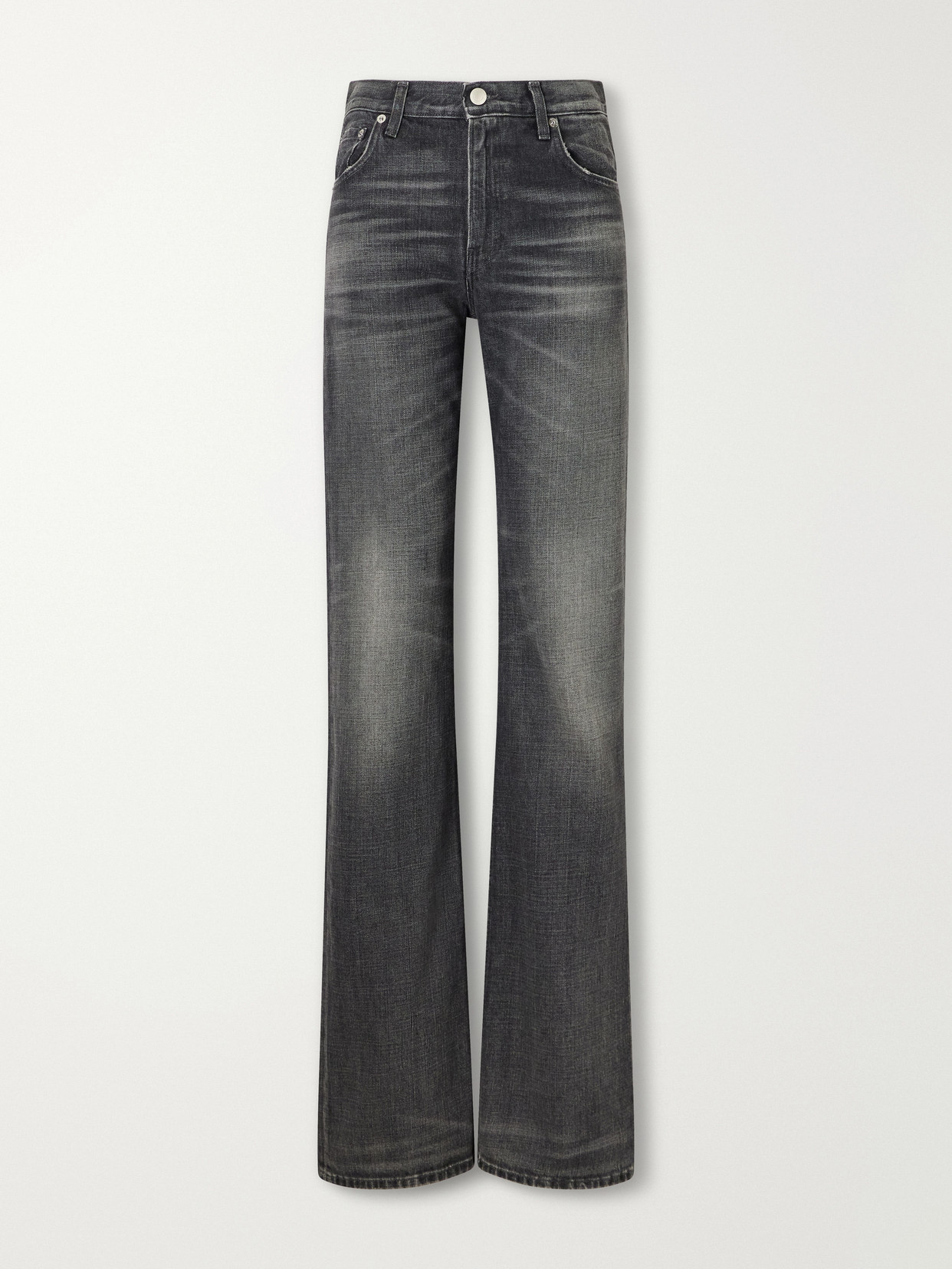 Haikure Star Hedwig High-rise Straight-leg Jeans In Black