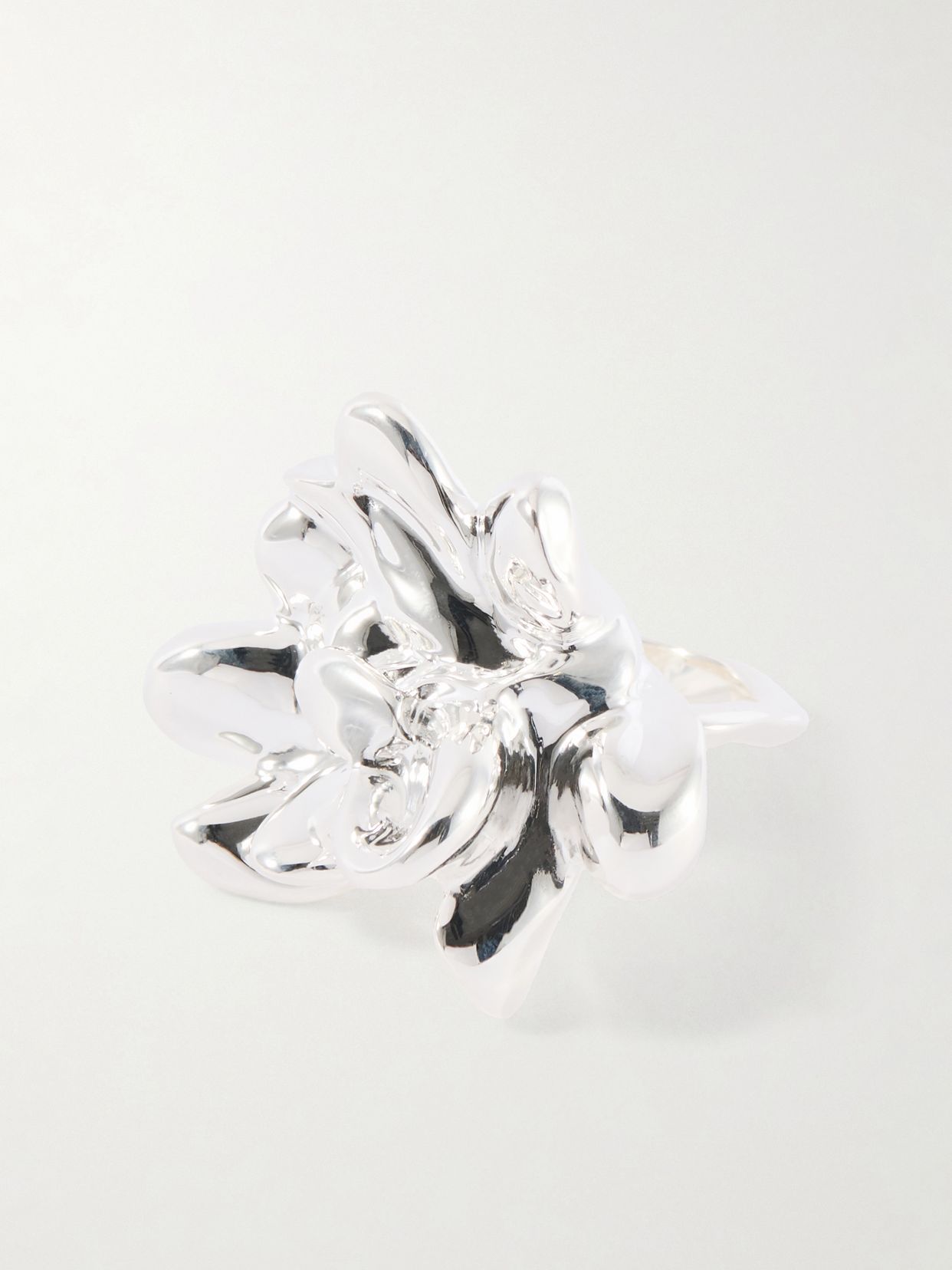 Silver-plated ring