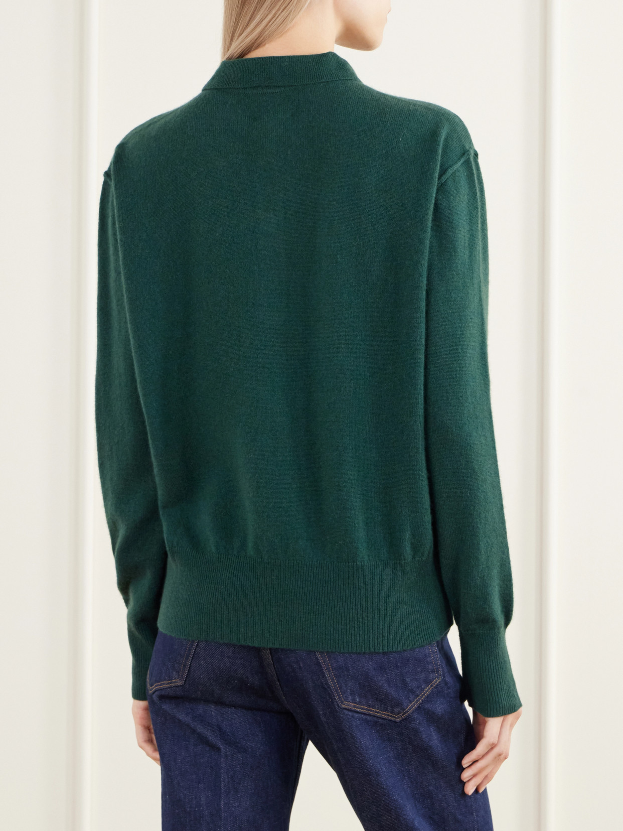 The Polo Cashmere Polo Sweater