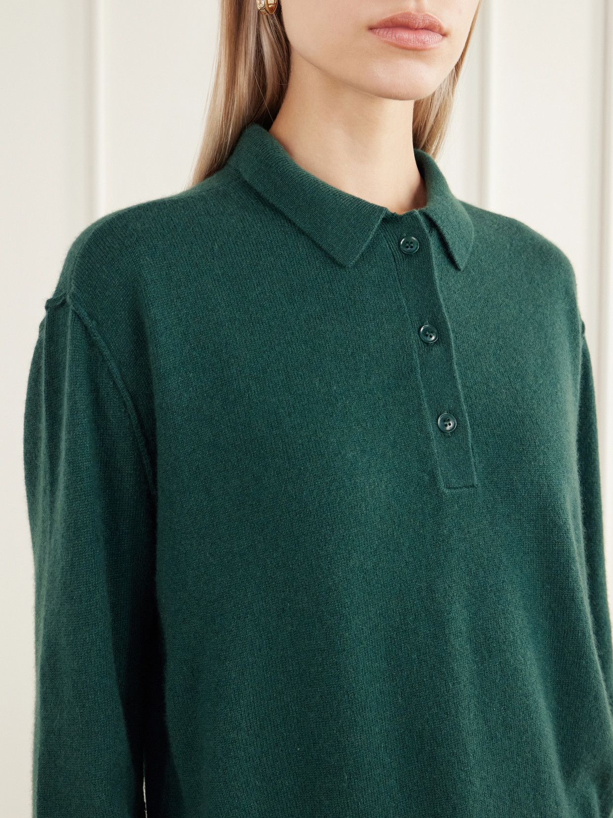 The Polo Cashmere Polo Sweater