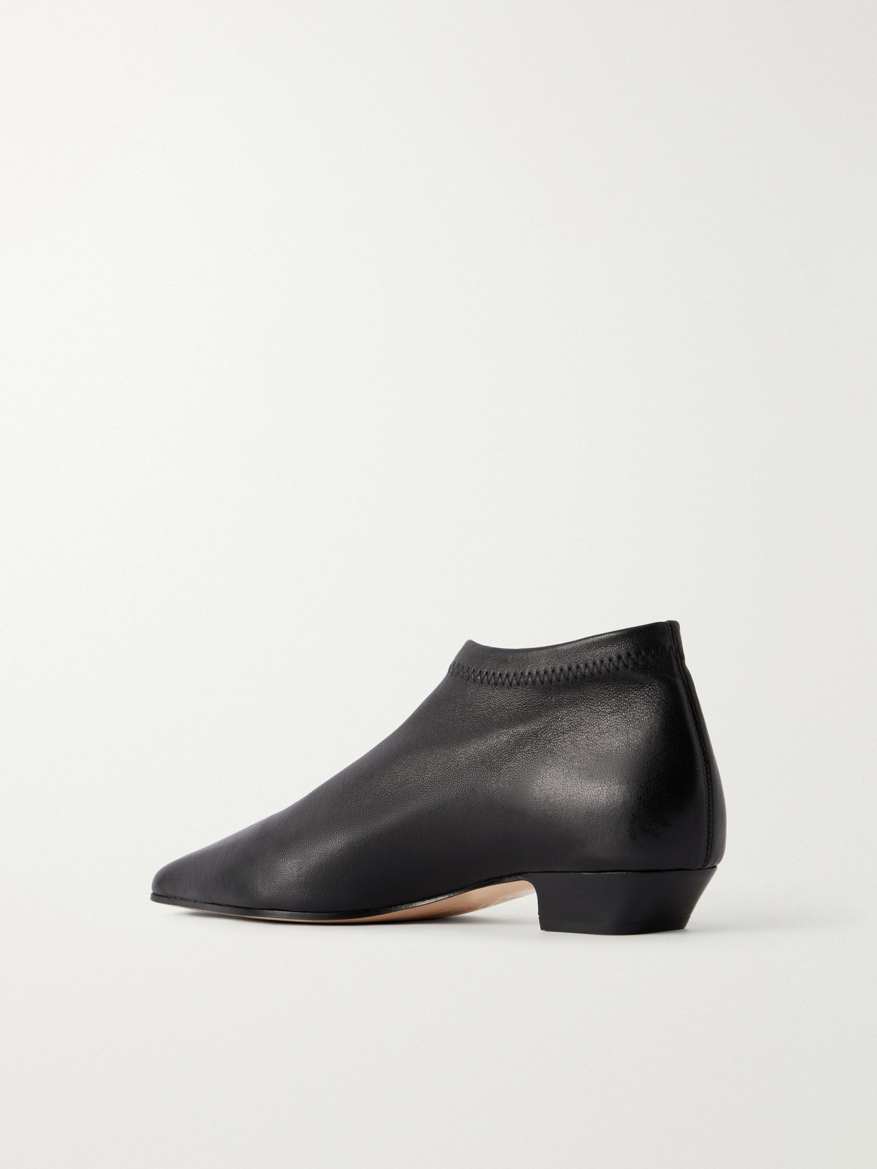 The Stretch Low Paneled Ankle Boots