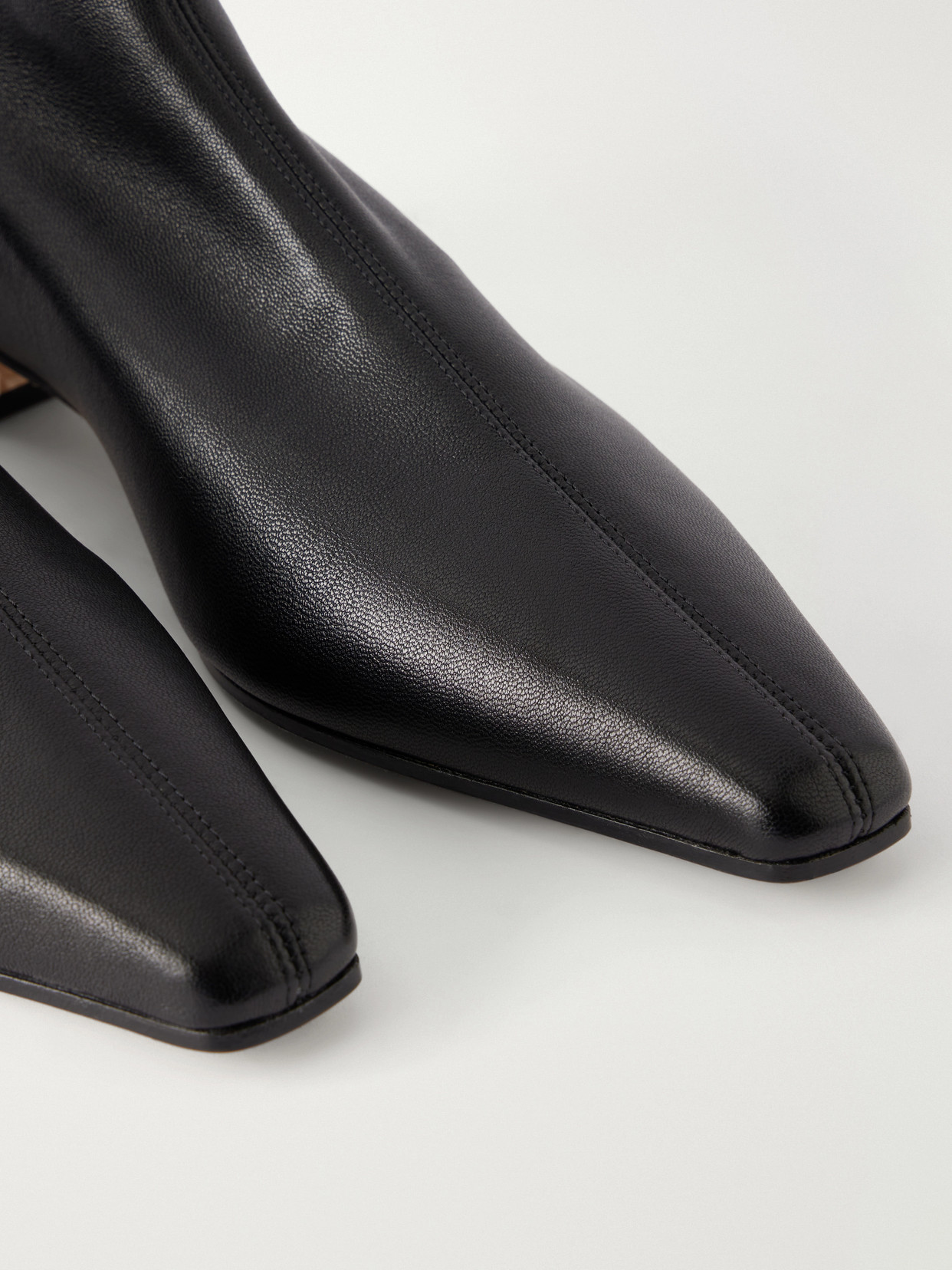 The Stretch Low Paneled Ankle Boots