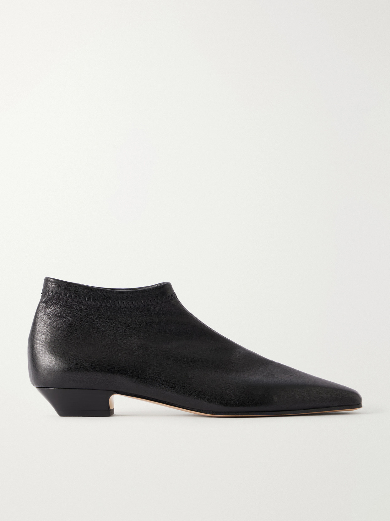 The Stretch Low Paneled Ankle Boots