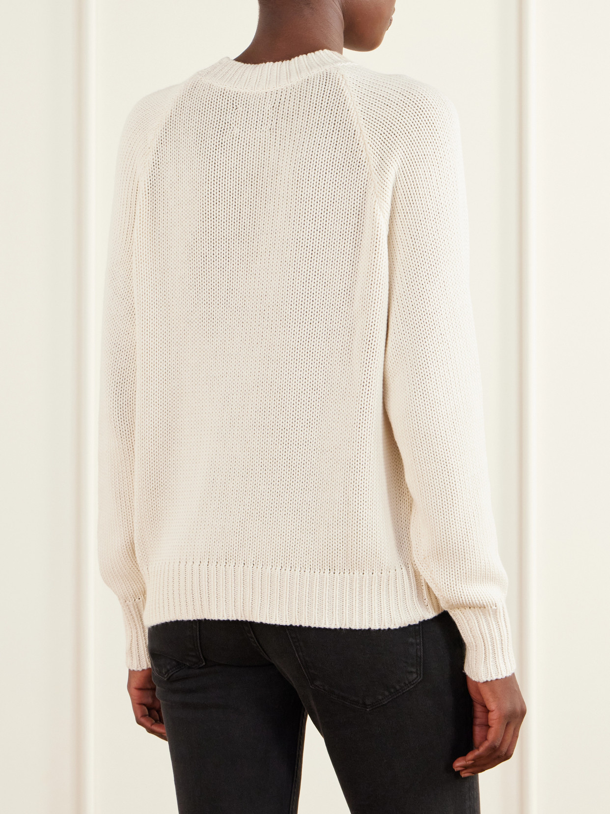 The New Crew Cotton And Cashmere-Blend Sweater