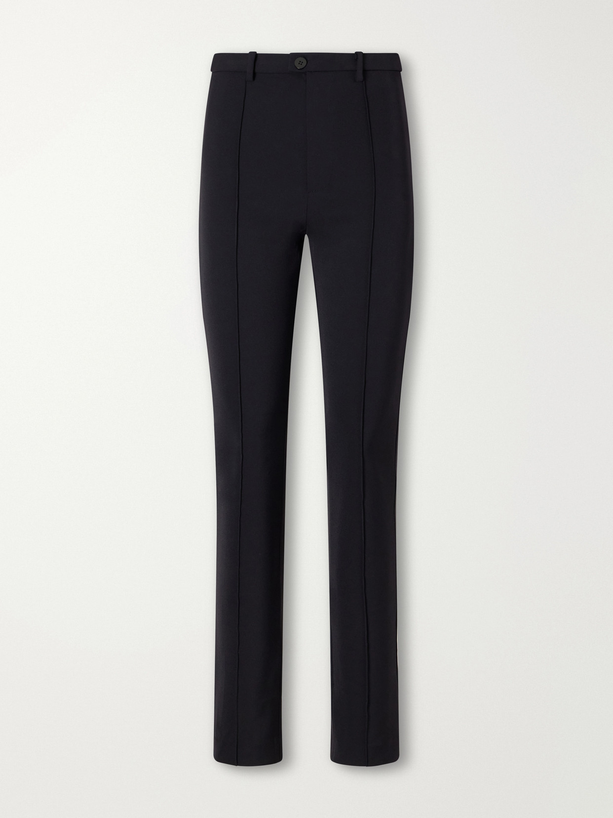 Jamie Haller The Riding Cropped Stretch-crepe Slim-leg Pants In Black