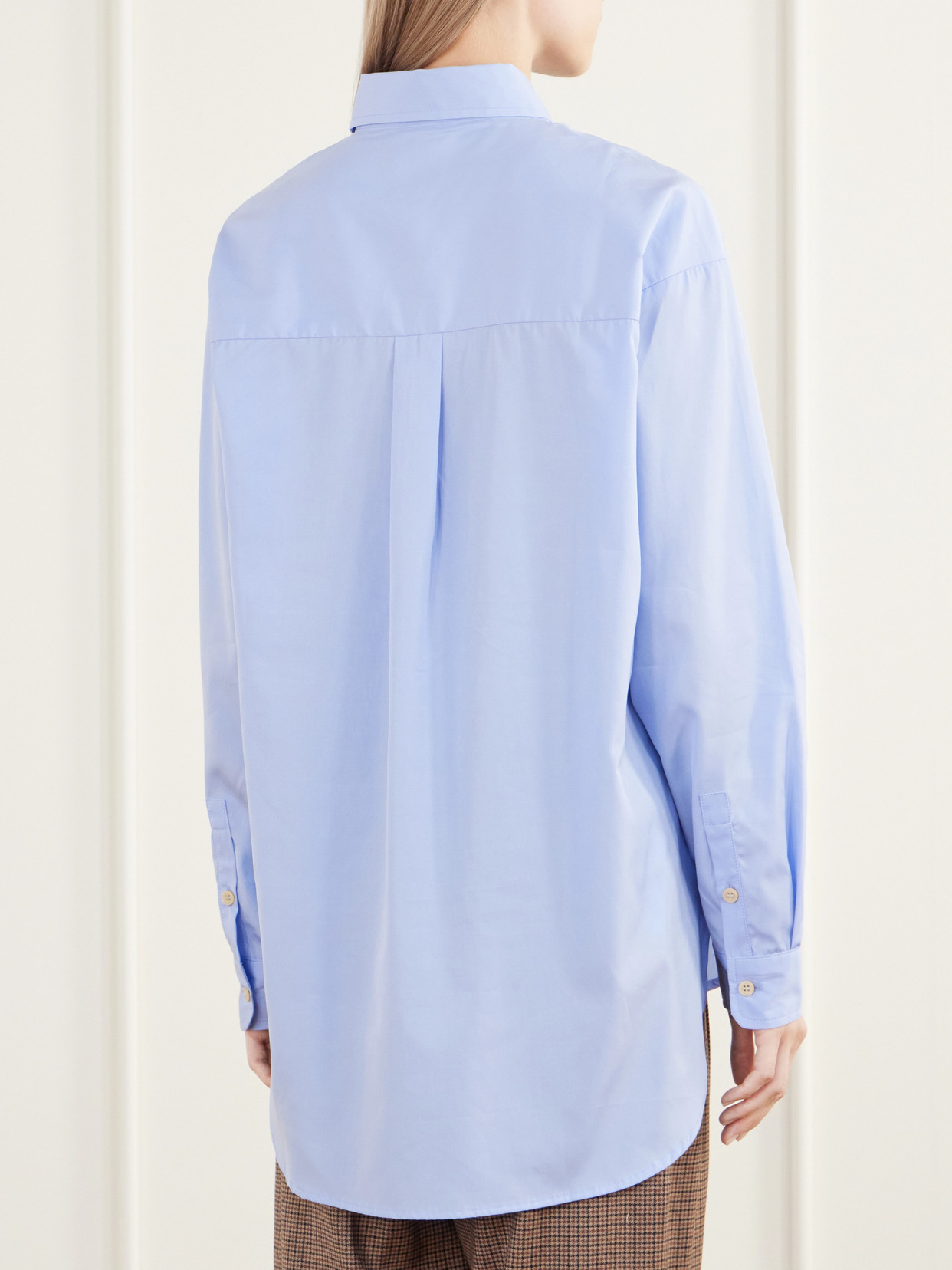 The Essential Drop-Tail Cotton-Poplin Shirt