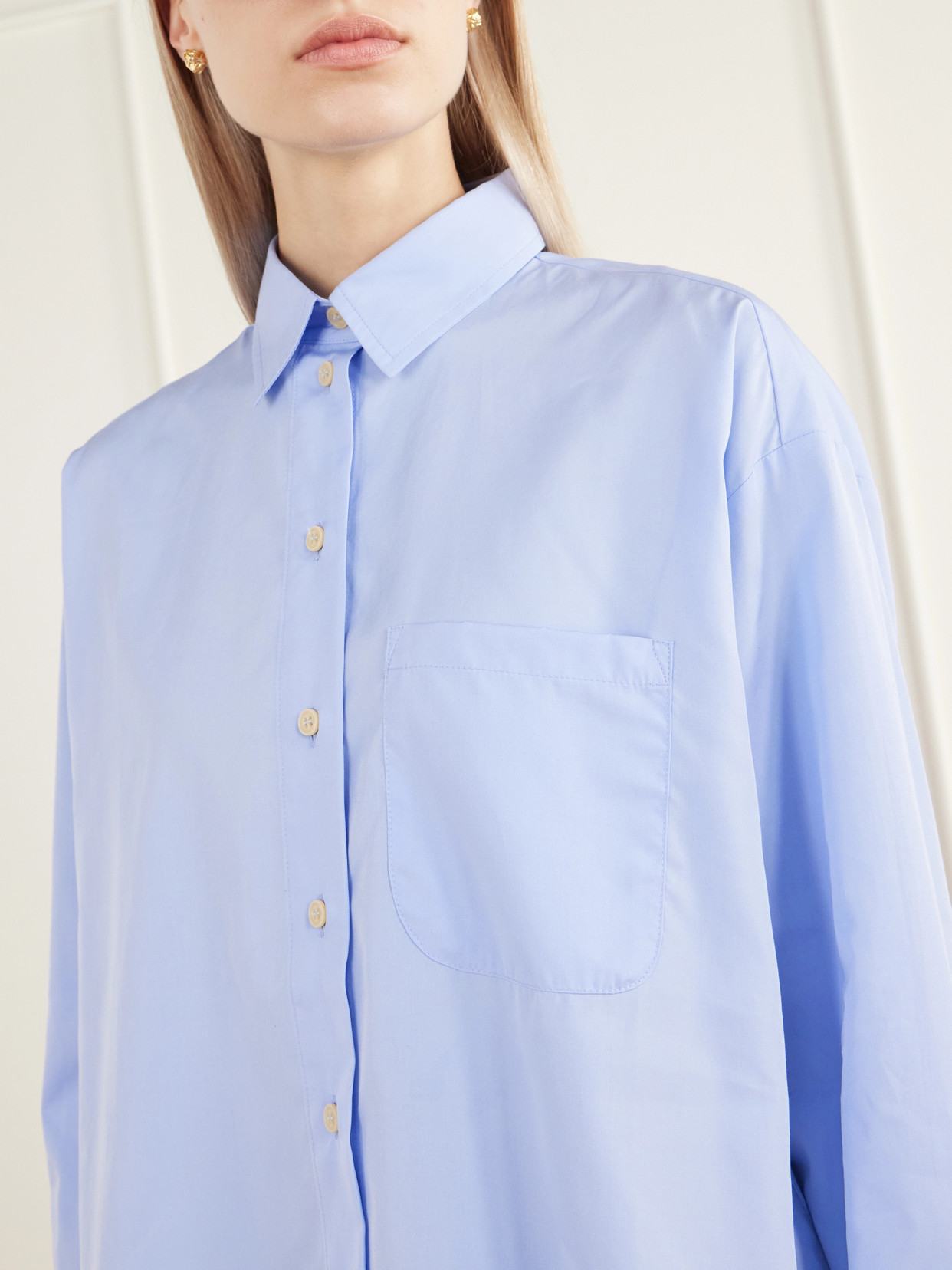 The Essential Drop-Tail Cotton-Poplin Shirt