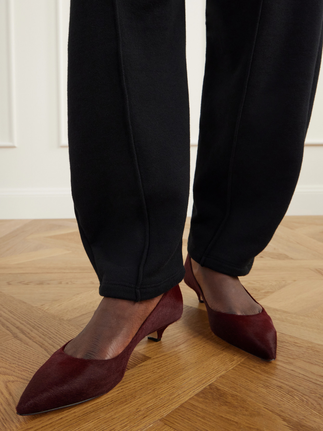 The Kitty Point 30 Calf-Hair Pumps