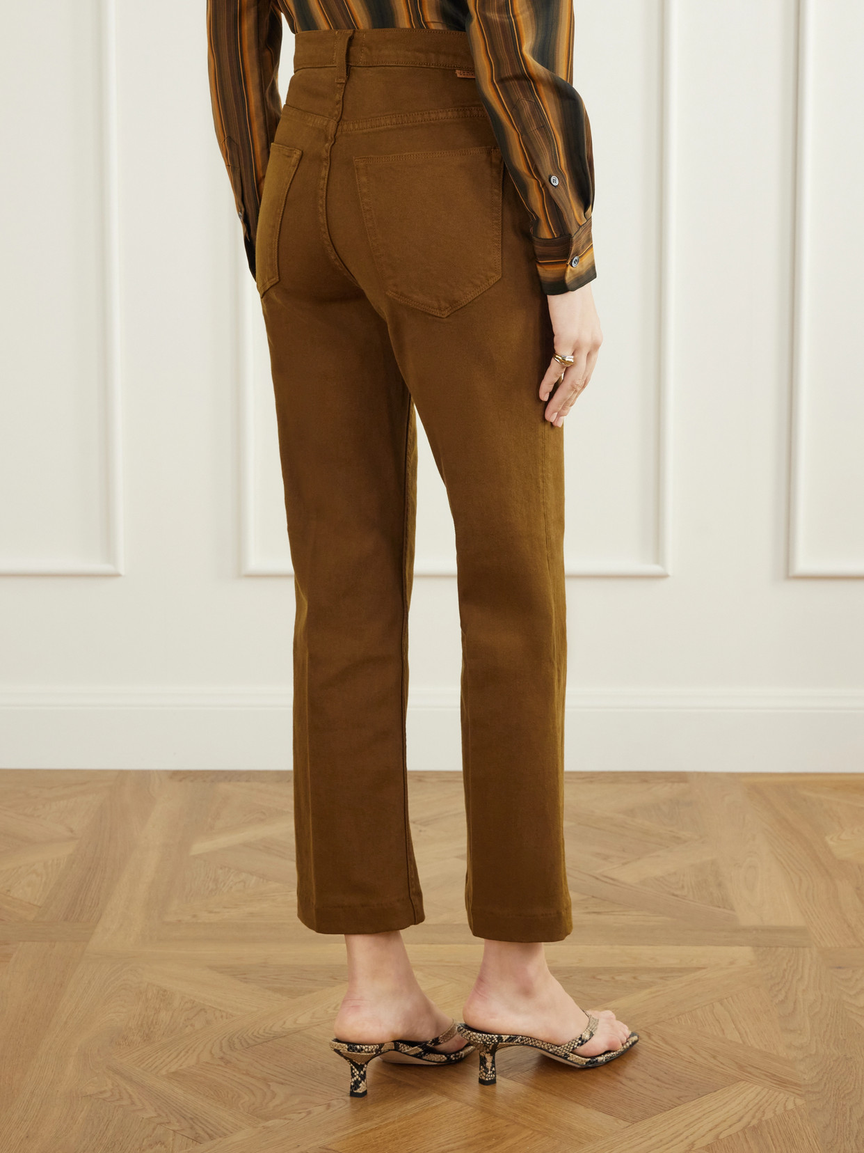The Kenickie Blind Crease High-Waist Straight-Leg Jeans