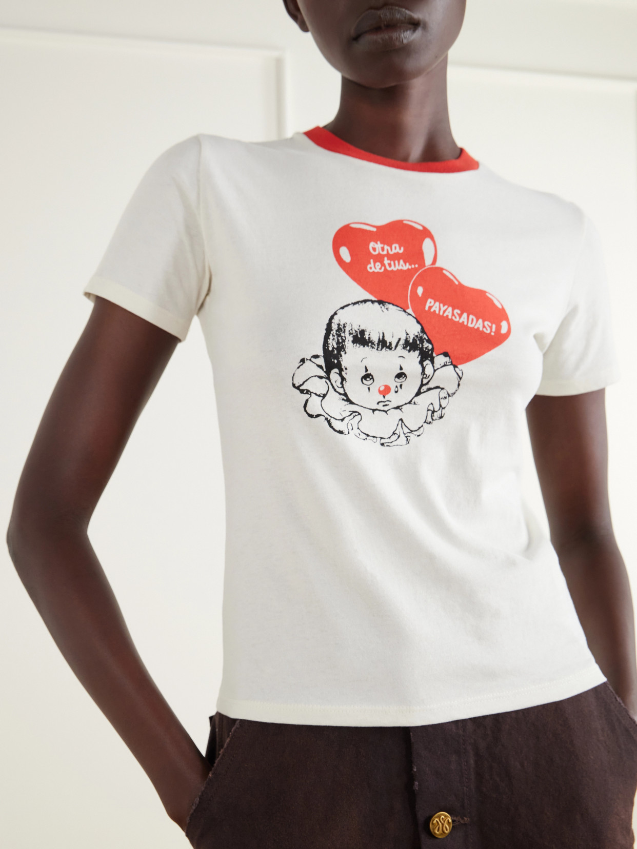 Payasadas! Printed Cotton-Jersey T-Shirt