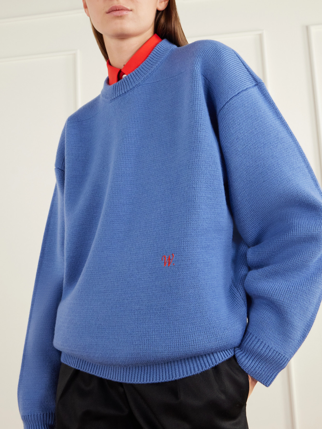 Logo-Embroidered Sweater