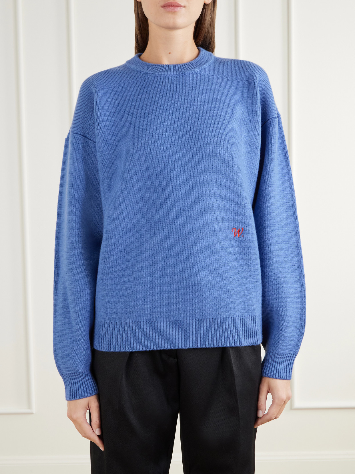Logo-Embroidered Sweater