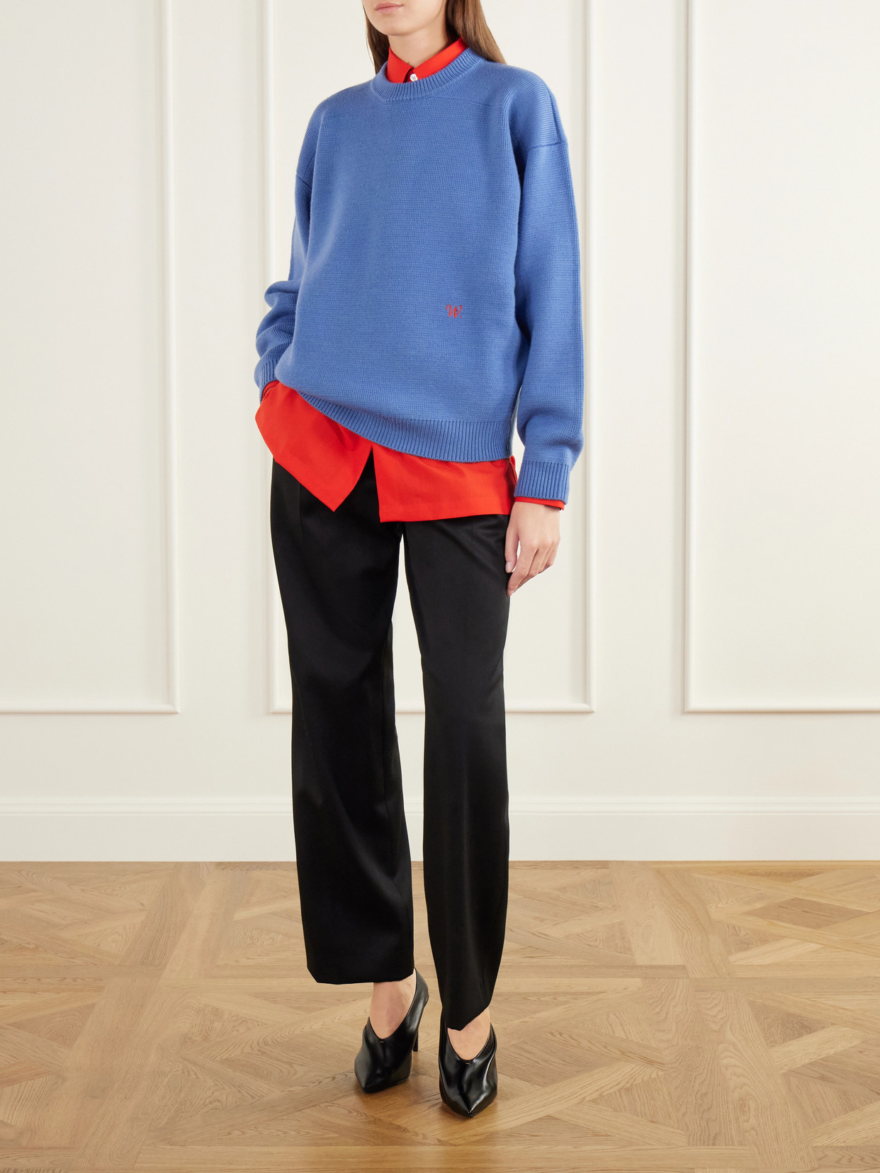 Logo-Embroidered Sweater