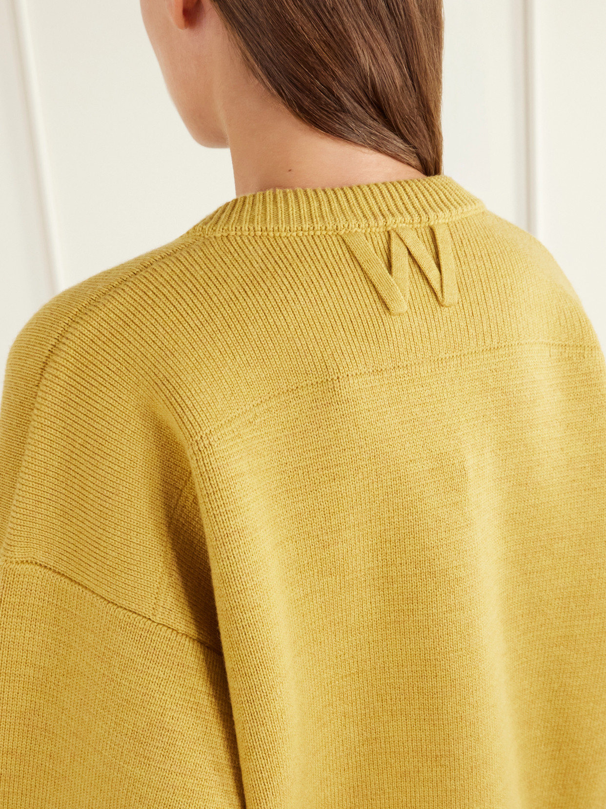 Chavarria Logo-Embroidered Rib-Trimmed Sweater