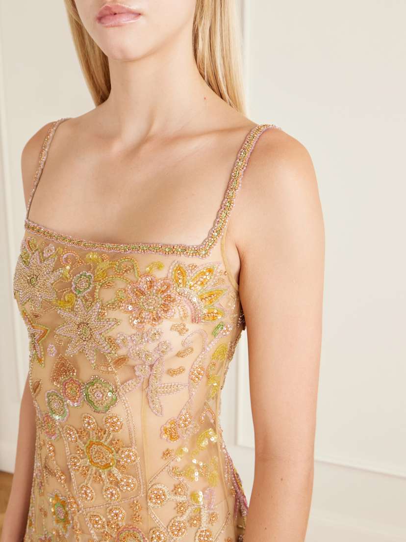 Clio Peppiatt Soléa Embellished Tulle Gown | Thumbnail 4