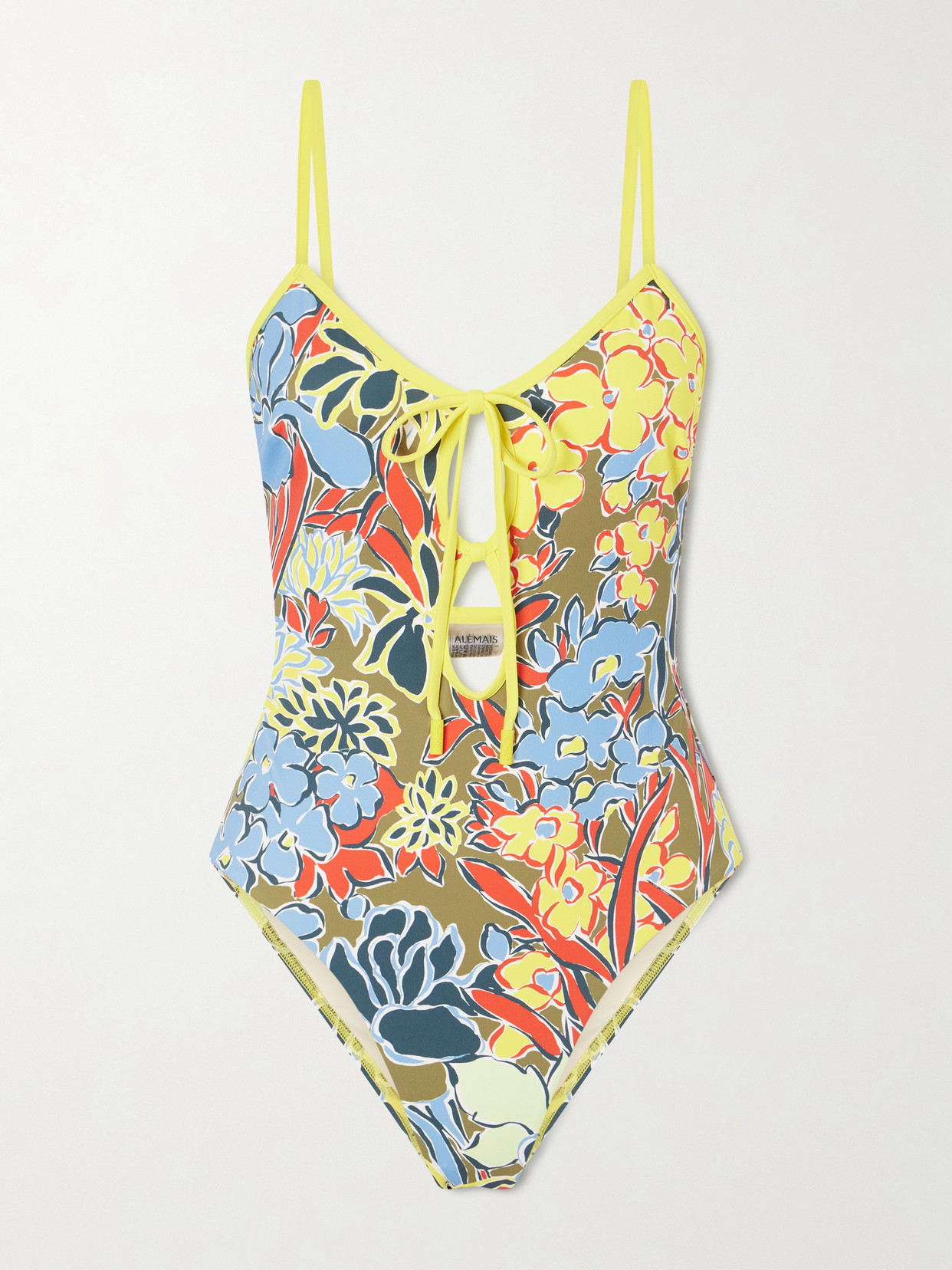 Alemais Solstice Printed Swimsuit In Multi