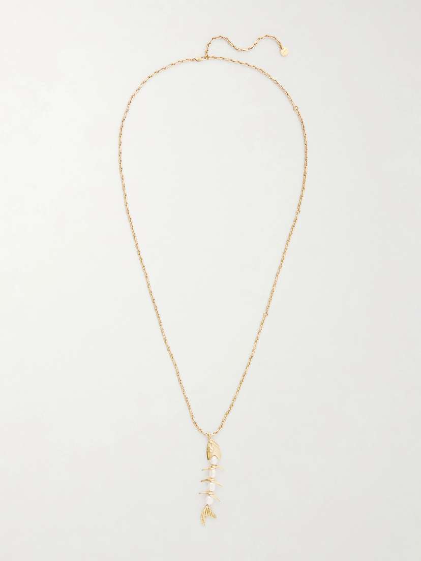 ALÉMAIS Calypso Gold-tone And Pearl Necklace