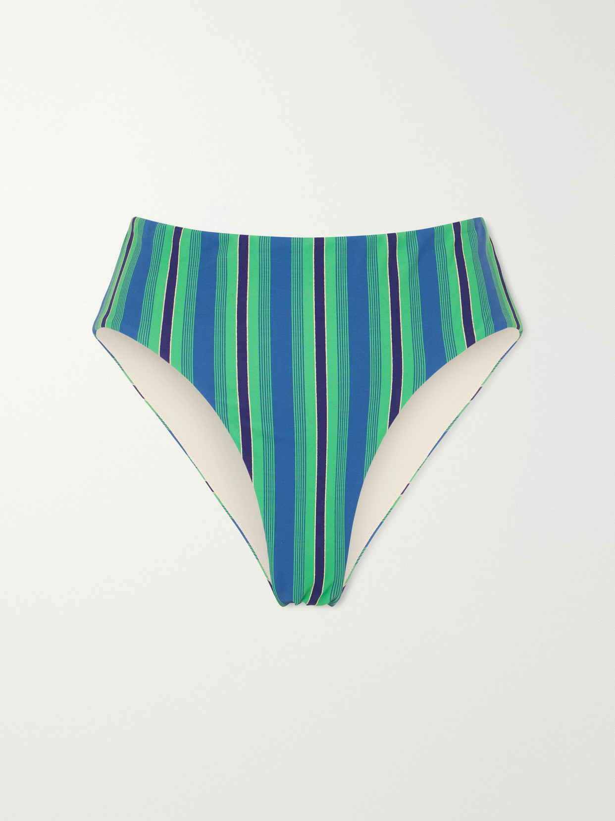 Alemais Margo Striped Bikini Brief In Multi