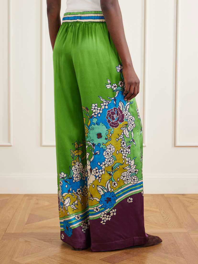 ALÉMAIS Nanci Floral-print Silk-satn Wide-leg Pants | Thumbnail 4 ALÉMAIS Nanci Floral-print Silk-satn Wide-leg Pants | Thumbnail 4