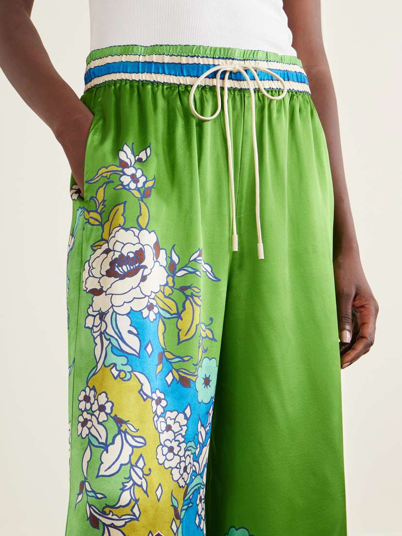 ALÉMAIS Nanci Floral-print Silk-satn Wide-leg Pants | Thumbnail 5 ALÉMAIS Nanci Floral-print Silk-satn Wide-leg Pants | Thumbnail 5