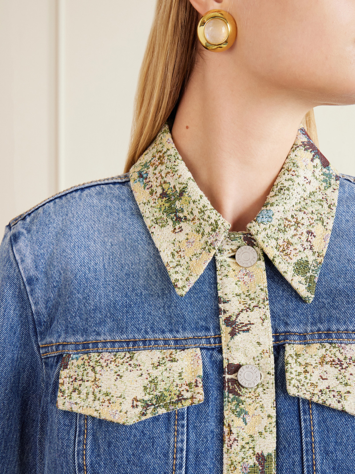 Alémais - Marcel Printed Denim Jacket