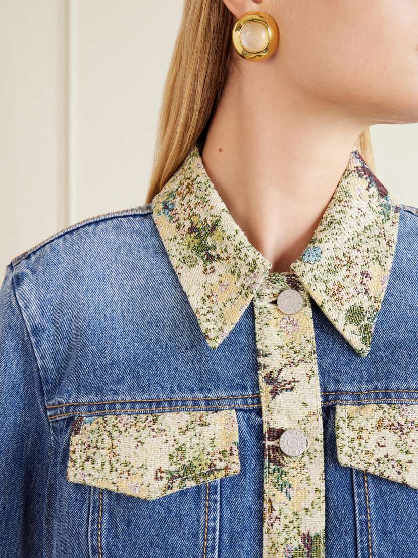ALÉMAIS Marcel Printed Denim Jacket | Thumbnail 4 ALÉMAIS Marcel Printed Denim Jacket | Thumbnail 4