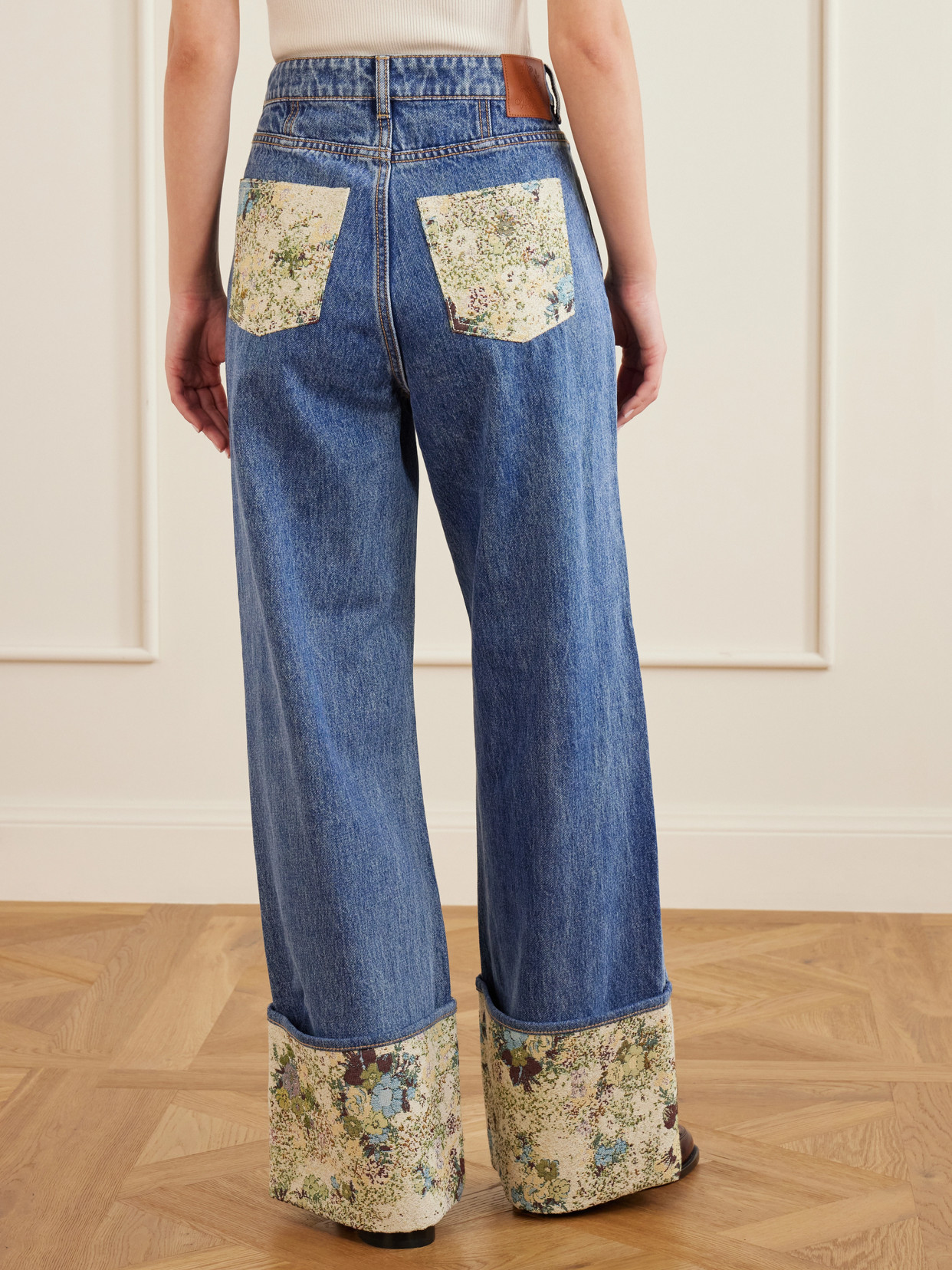 Alémais - Marcel Printed Straight-Leg Jeans