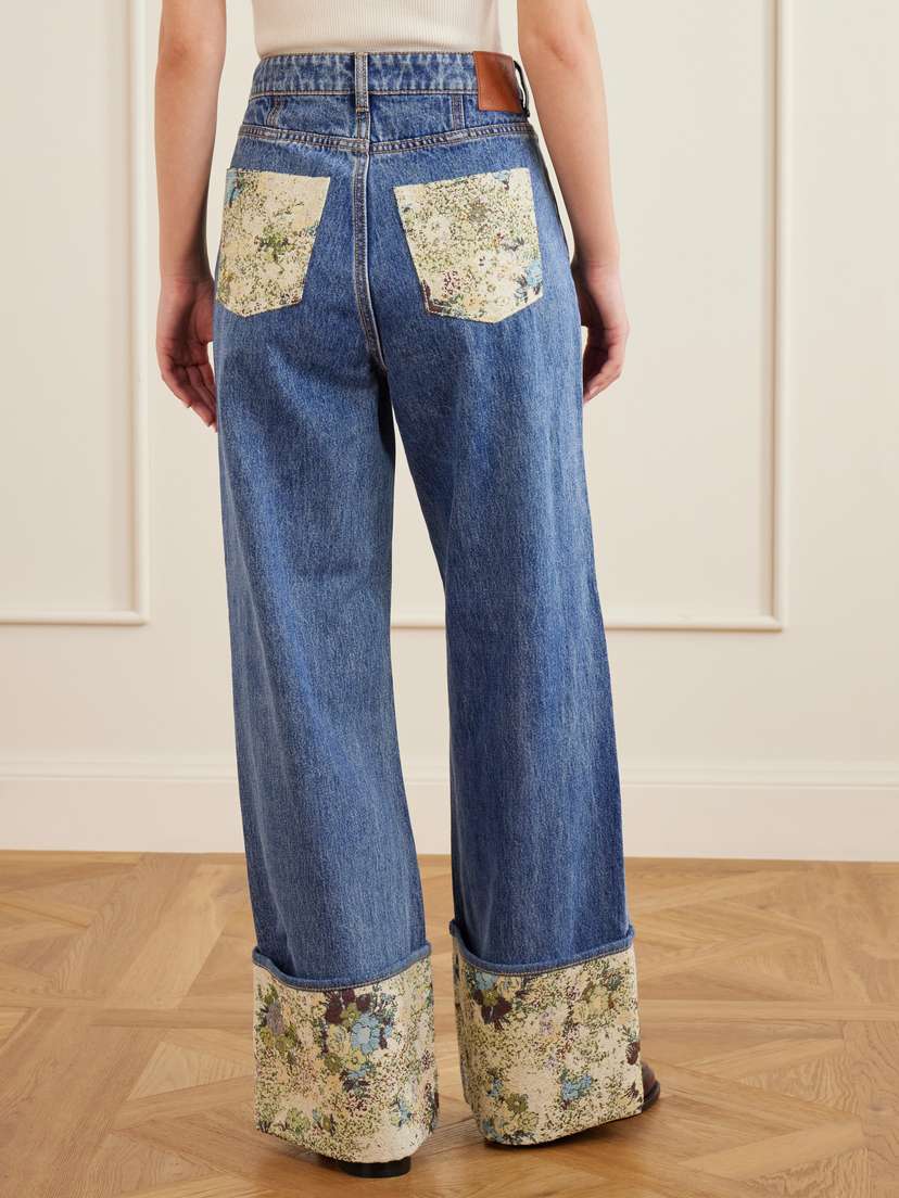 ALÉMAIS Marcel Printed Straight-leg Jeans | Thumbnail 4 ALÉMAIS Marcel Printed Straight-leg Jeans | Thumbnail 4