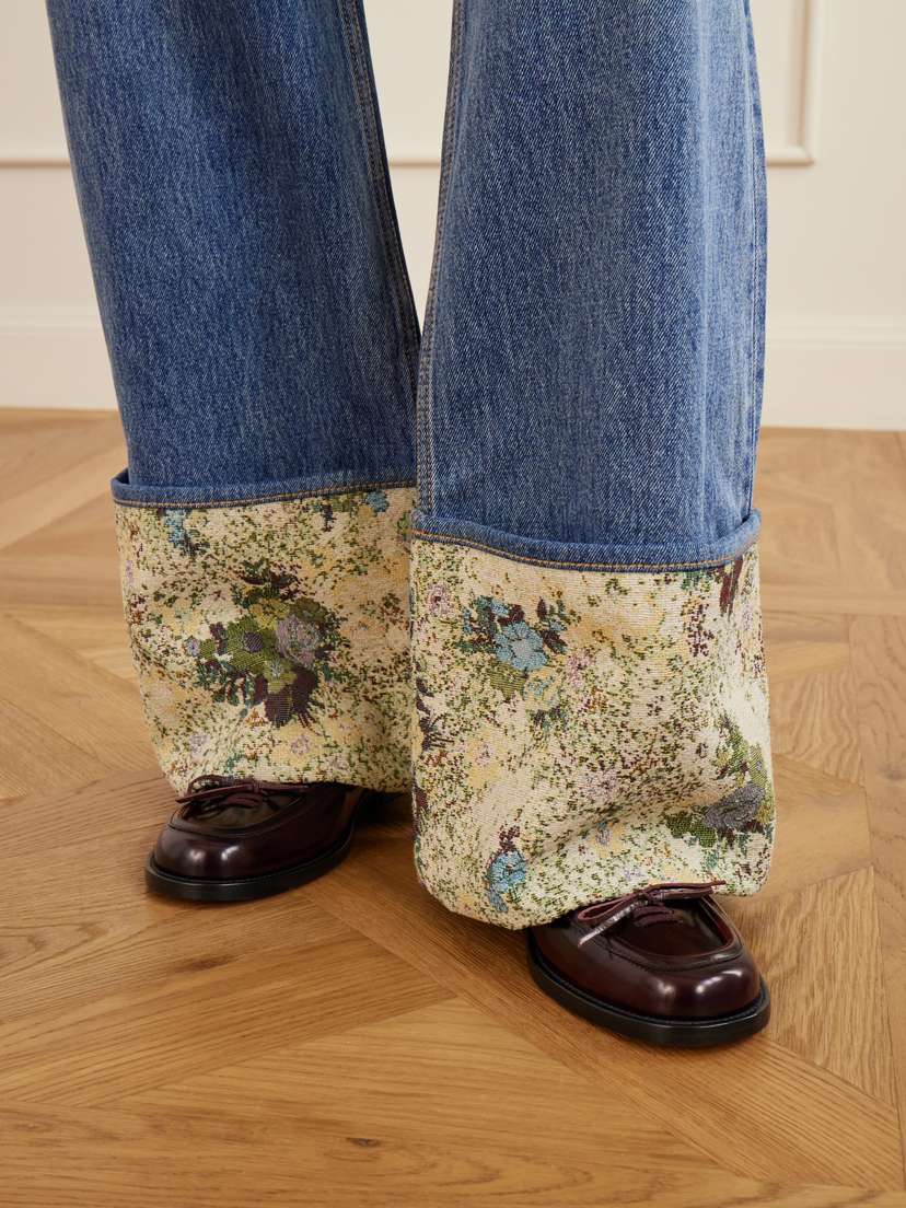 ALÉMAIS Marcel Printed Straight-leg Jeans | Thumbnail 5 ALÉMAIS Marcel Printed Straight-leg Jeans | Thumbnail 5
