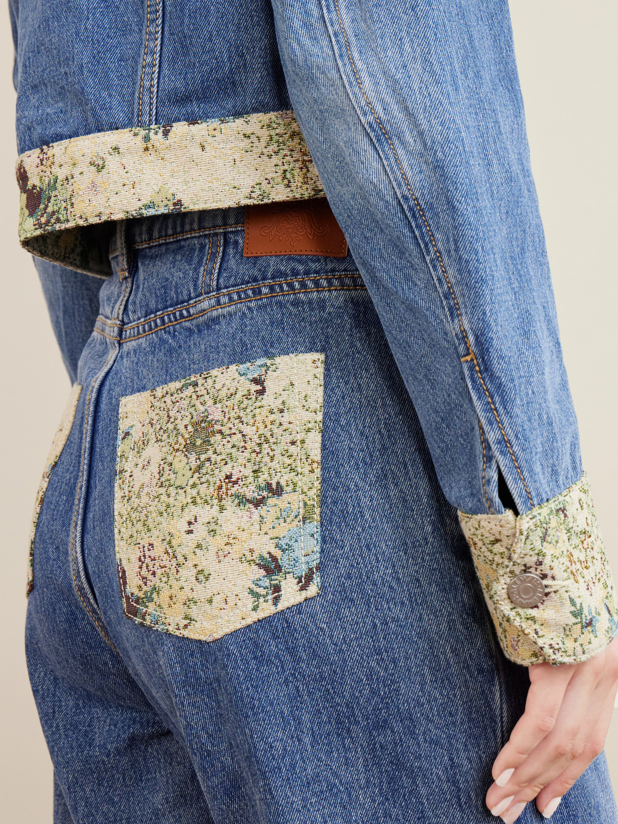 Alémais - Marcel Printed Straight-Leg Jeans