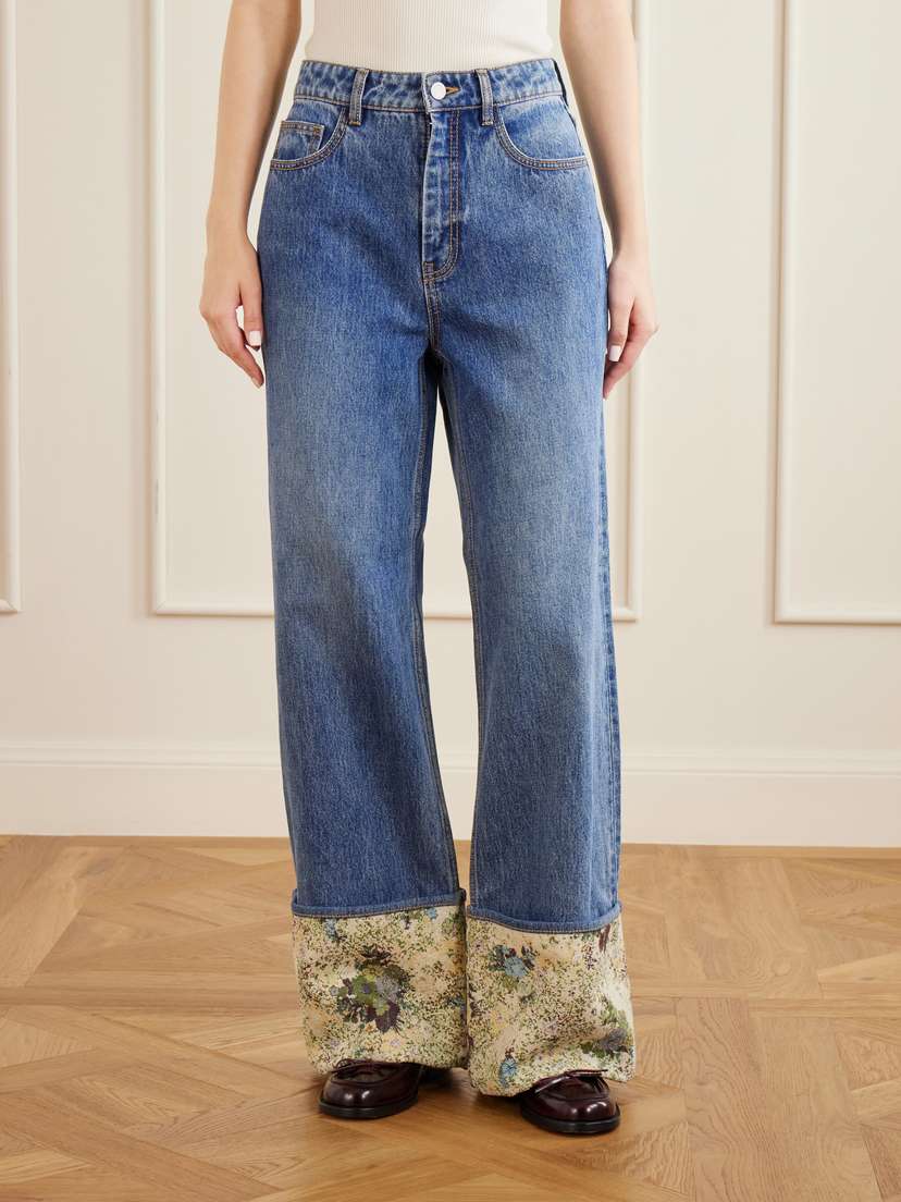 ALÉMAIS Marcel Printed Straight-leg Jeans | Thumbnail 3 ALÉMAIS Marcel Printed Straight-leg Jeans | Thumbnail 3
