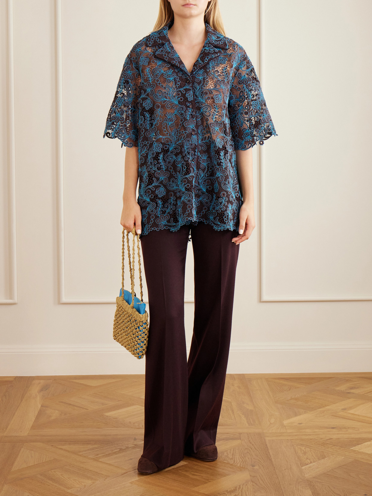 Alémais - Francine Guipure Lace Shirt