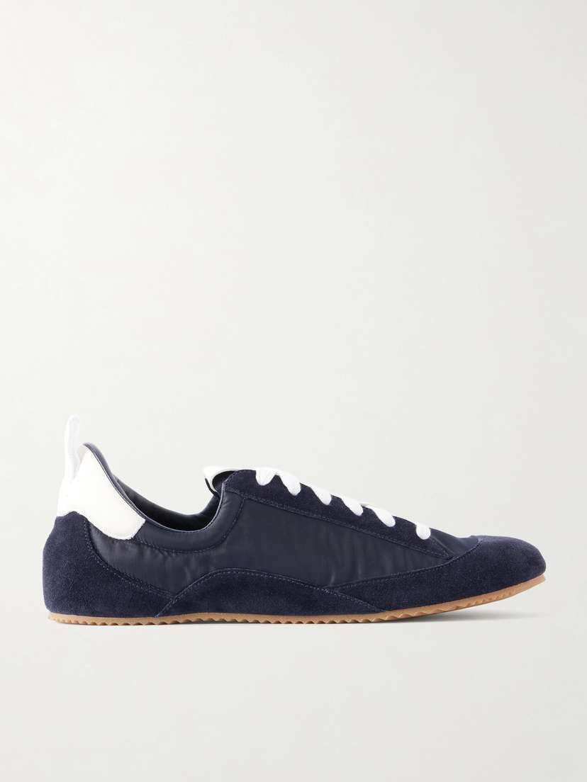 Jamie Haller Sacchetto Leather And Suede-trimmed Shell Sneakers | Thumbnail 6 Jamie Haller Sacchetto Leather And Suede-trimmed Shell Sneakers | Thumbnail 6
