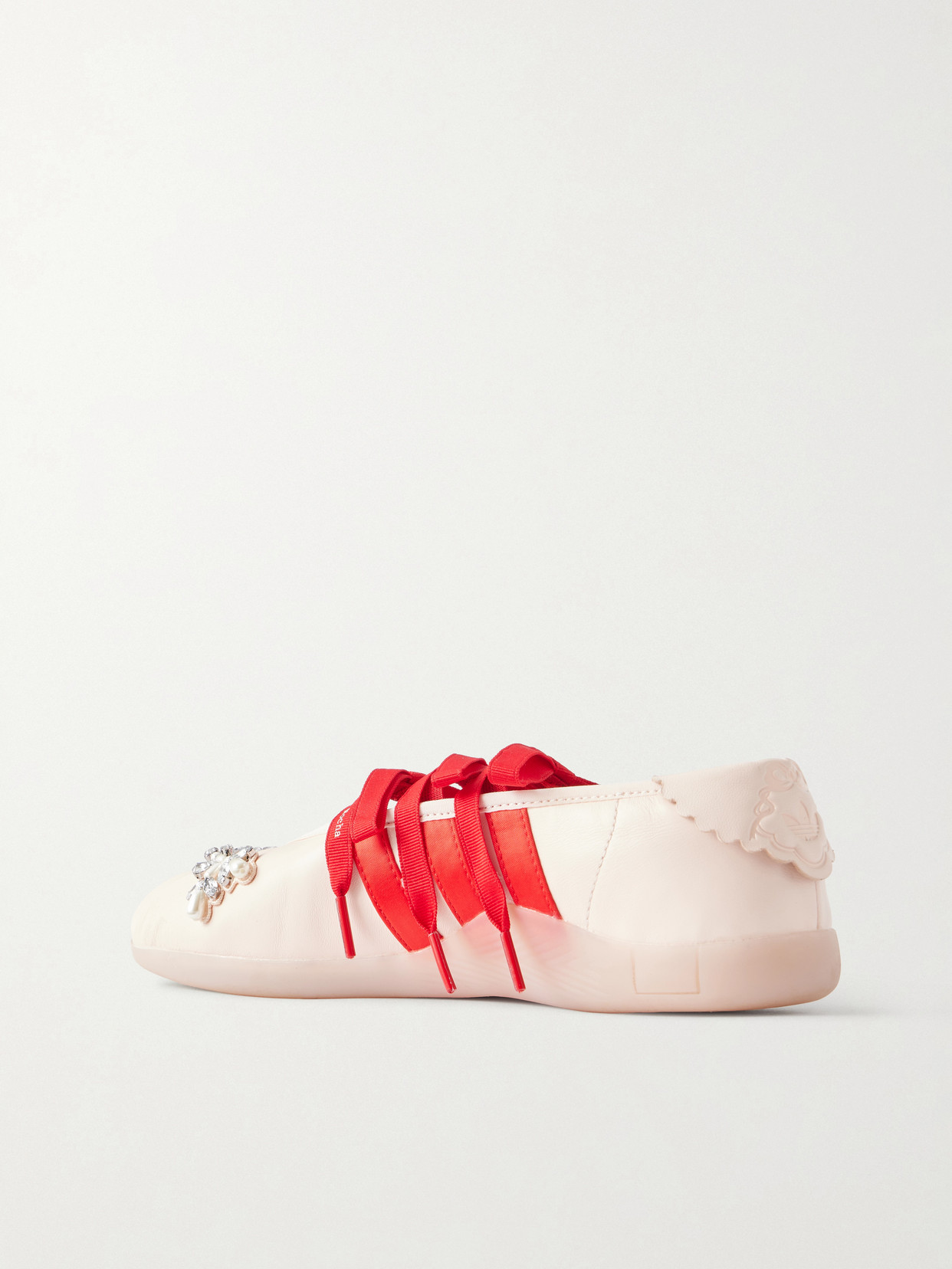 + Adidas Originals Taekwondo Ballerina Embellished Pleated Flats