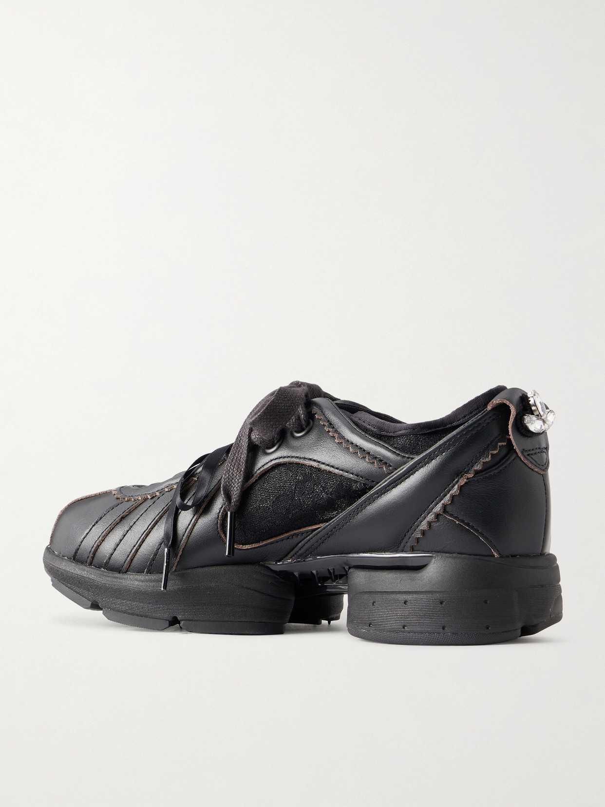 + Adidas Originals Clima Embellished Lace-Trimmed Sneakers