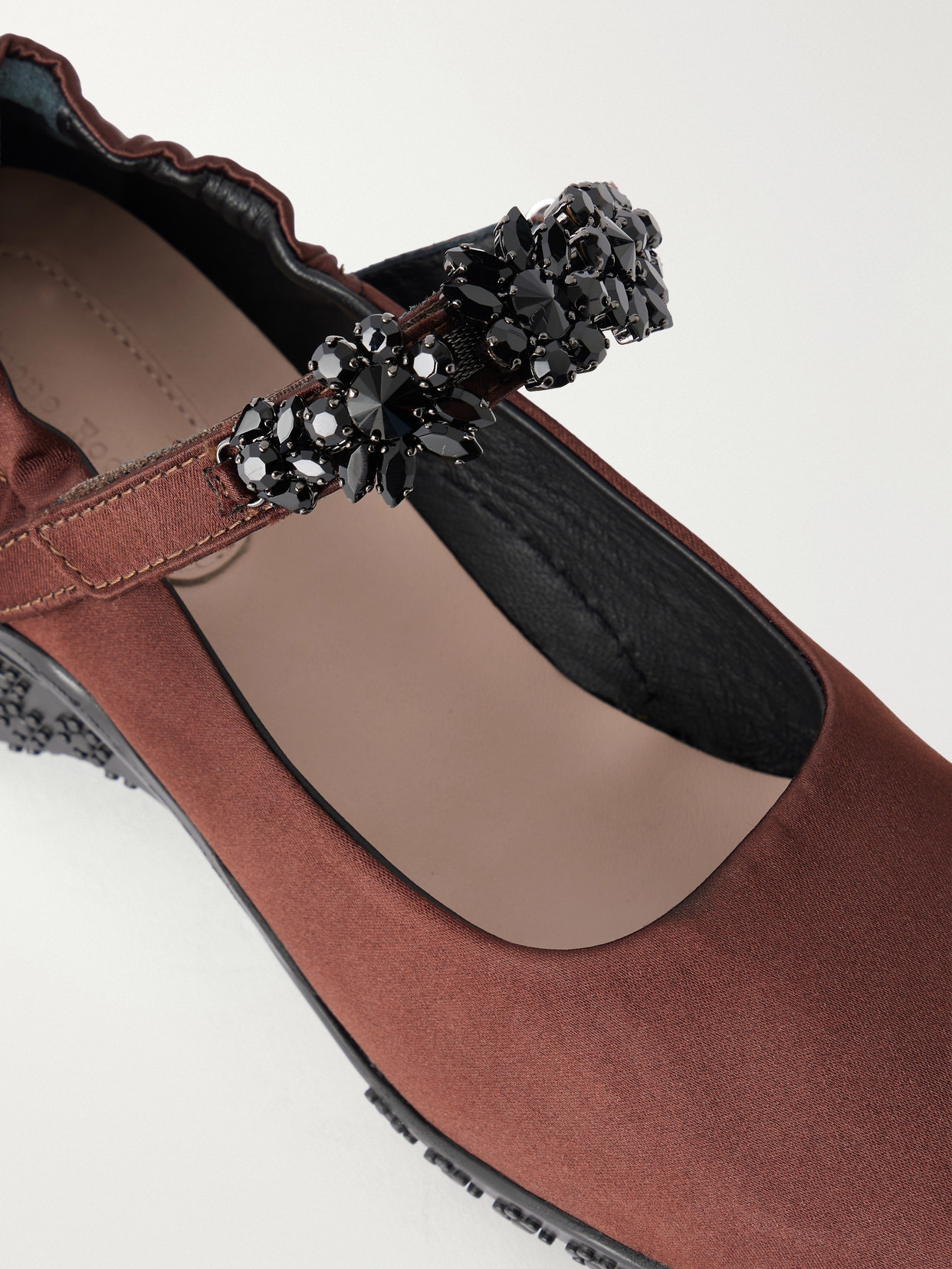 Ballet Runner Crystal-Embellished Pumps