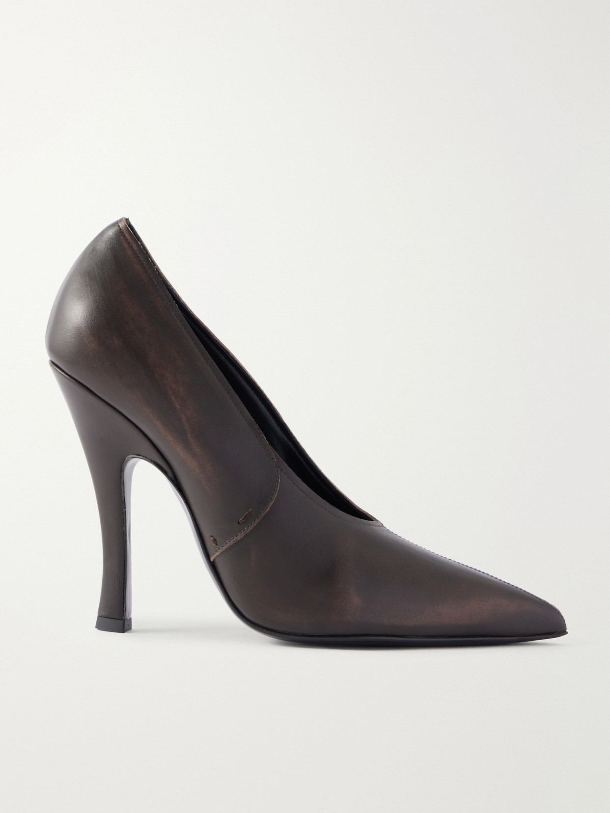 Magda Butrym Leather Pumps In Brown