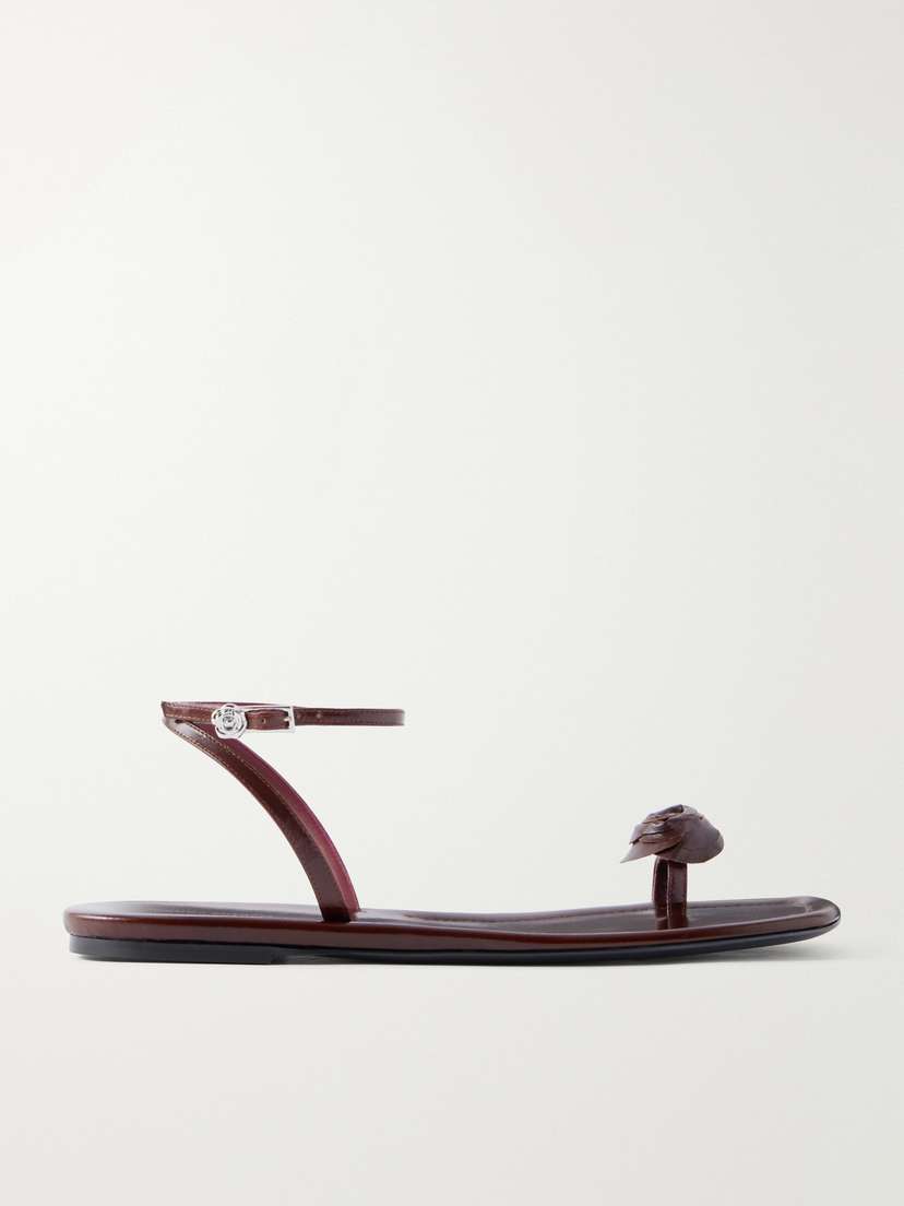Magda Butrym Rose Leather Sandals