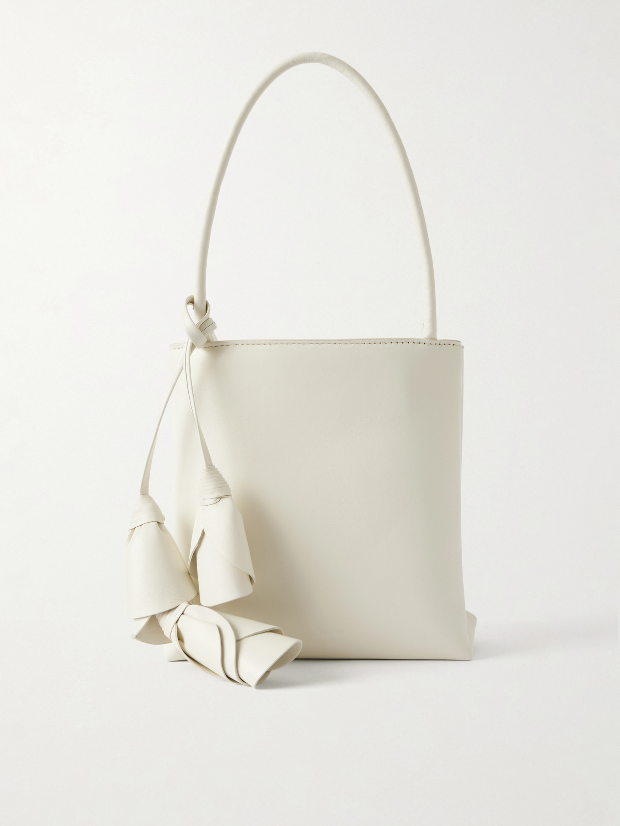 Magda Butrym Julia Leather Tote In White
