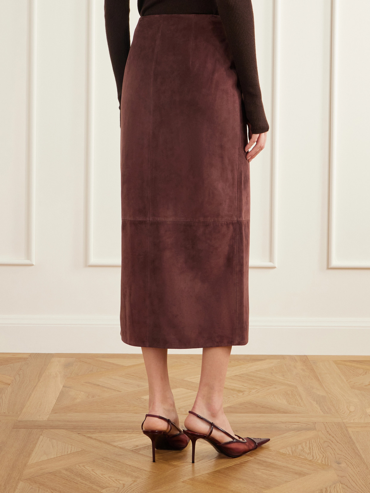Pinkard Paneled Midi