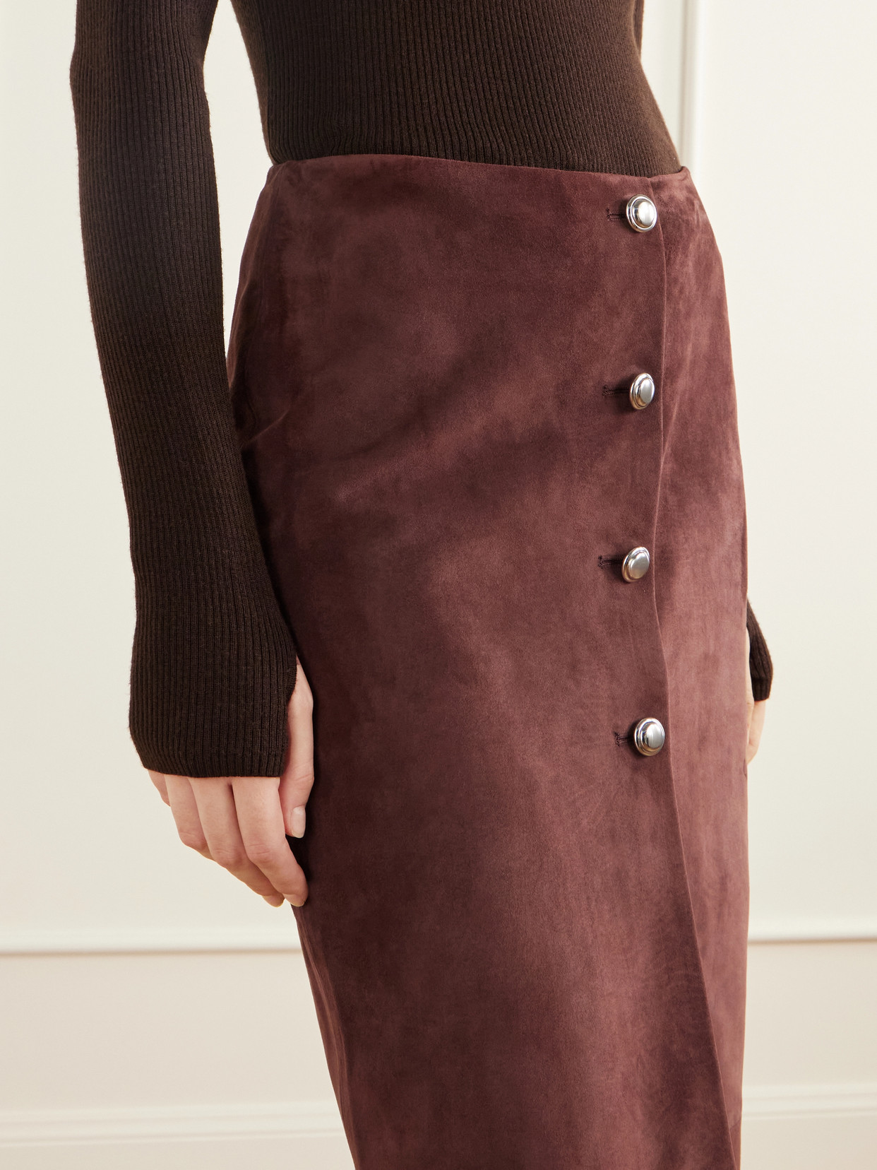 Pinkard Paneled Midi